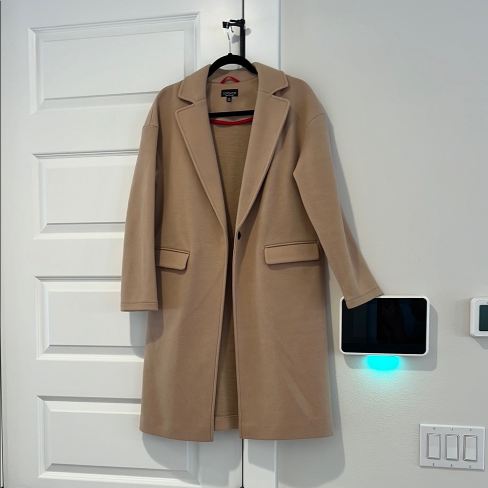 Stylish Tan Overcoat